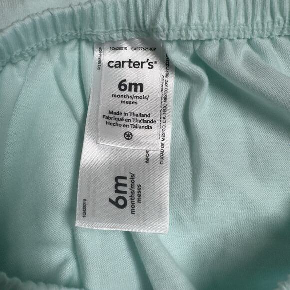 Carter's 3 piece Ombre Tank Tops and Little Short Set Baby Girl Size 6 Months - Picture 6 of 10